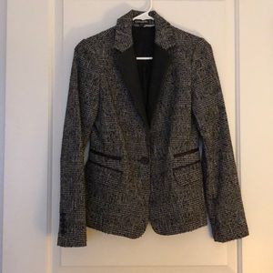 Express grey and black blazer